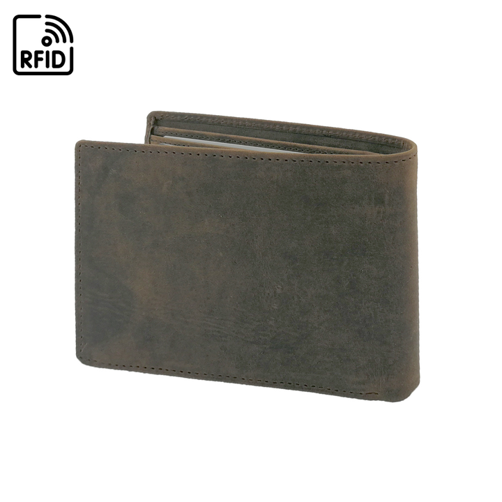 ארנק גבר מעור CRAZY HORSE חום