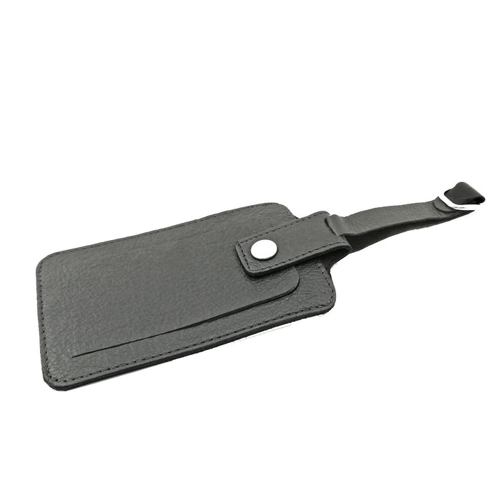 SPLIT LEATHER LUGGAGE TAG