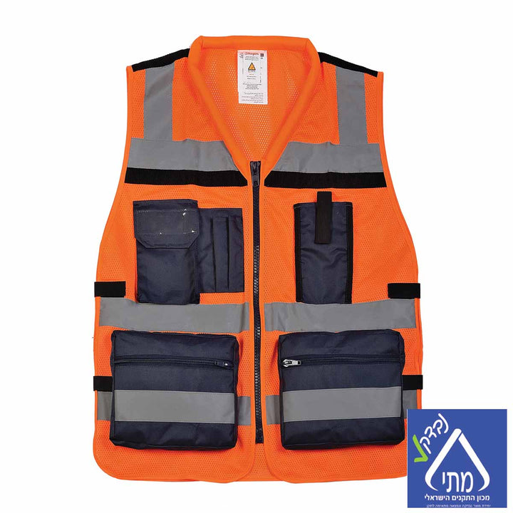 HI-VIS MESH WORK VEST