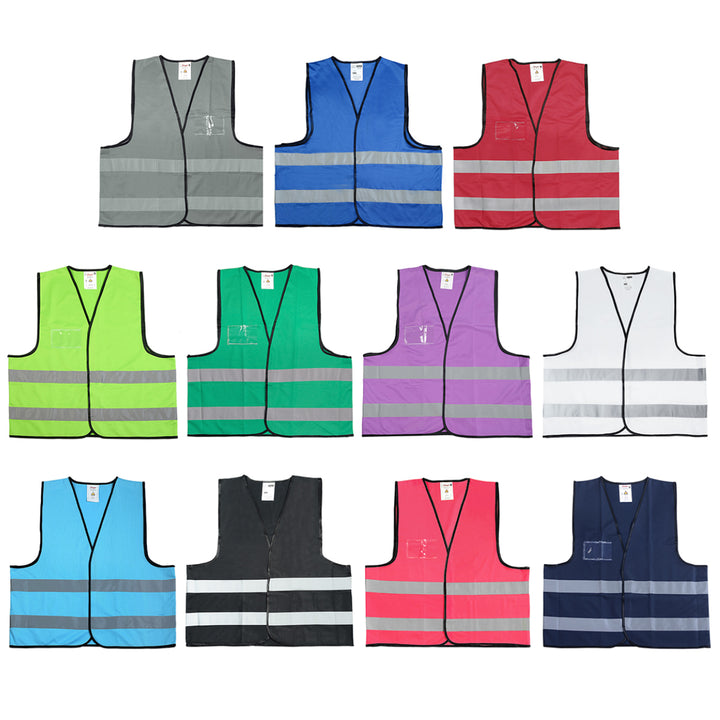 ASSORTED COLOURS SAFTY VESTS